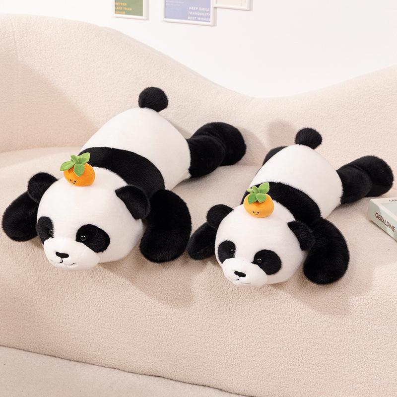 Cartoon Soft Panda Doll Plush Toy Black And White Giant Panda Doll Girl Company Soothing Doll