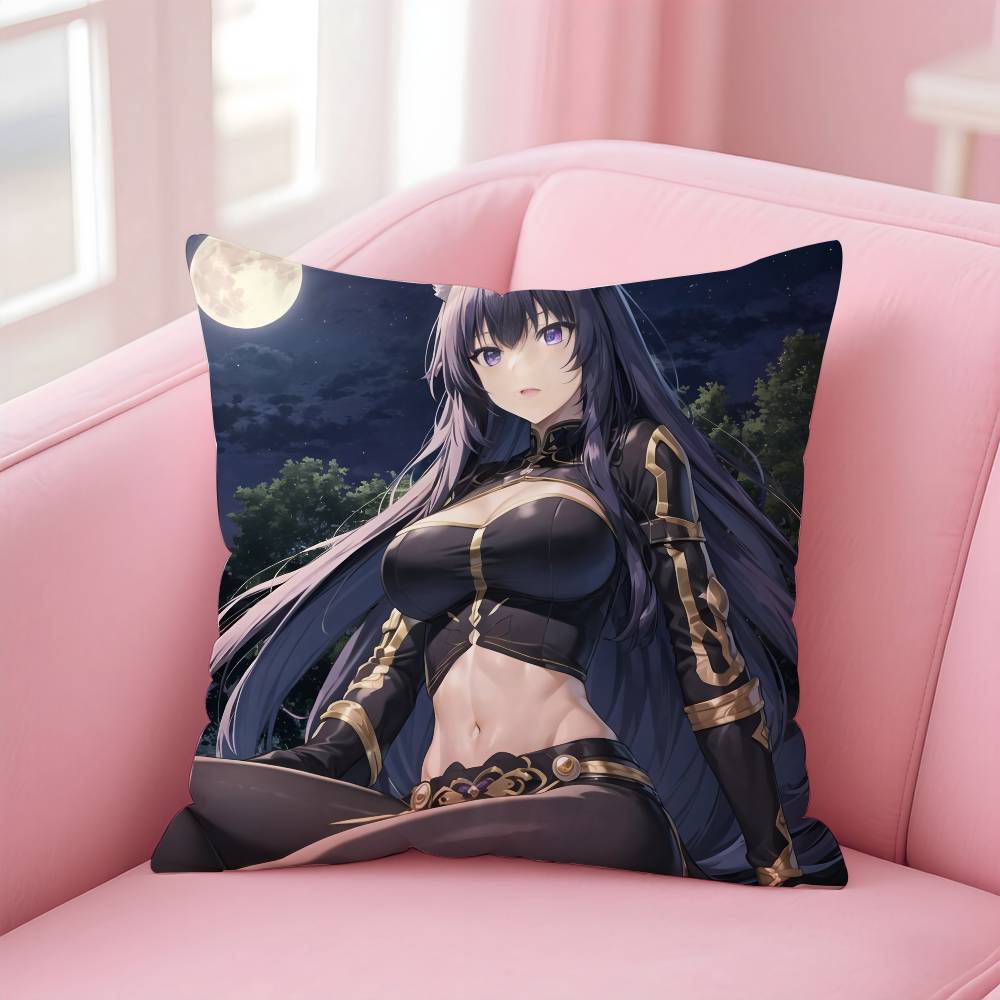 The E-Eminence In S-Shadow Delta Alpha Pillow Case Anti-dustmite Pillow Invisible Zipper Silky Short Plush Sofa Cushion Cover