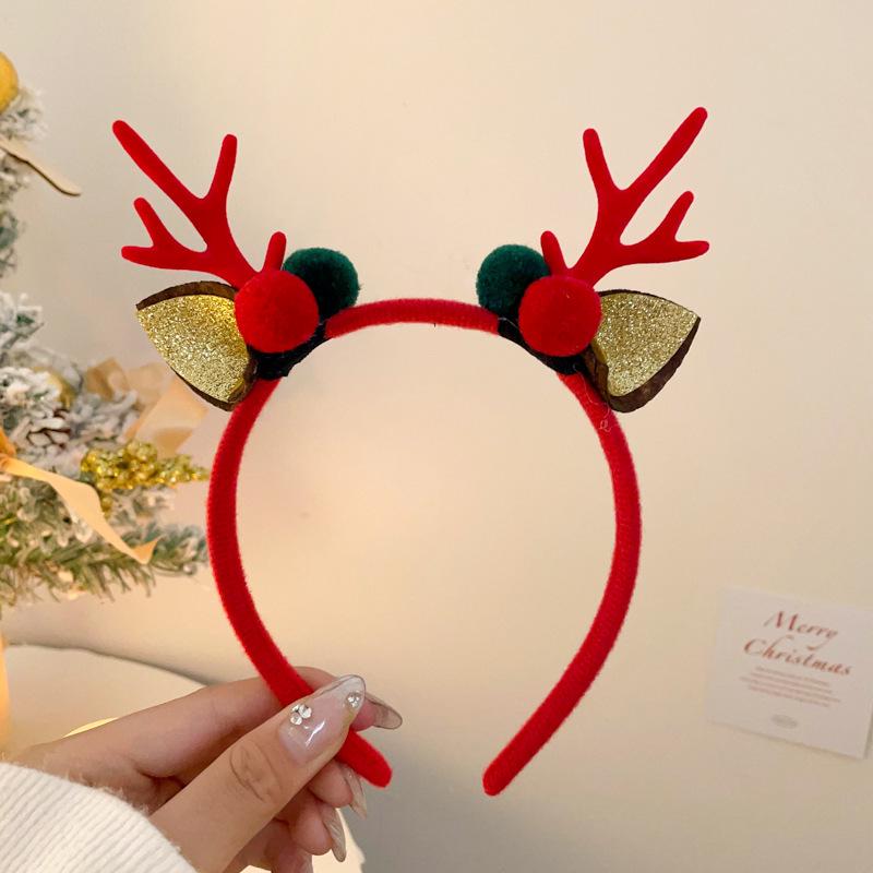 Serre-tête à bois de Noël pour enfants - Accessoire festif pour les fêtes