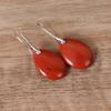 Natural Crystal Stone Water Drop-shaped Ear Hook Earrings for Women Girls Agate Stone Reiki Healing Earrings Hook Earrings 1Pair