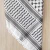New Four-Sided Tassel Arabic Headscarf - Square Tactical Scarf for Outdoor Muslim Wear