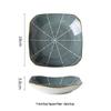 DRN Nordic Style Underglaze Ceramic Dinner Plate