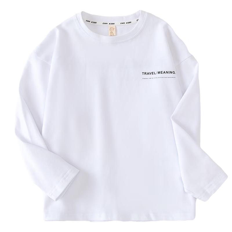 Little Elephant Hamm Boys' Pure Cotton Long-Sleeve T-Shirt
