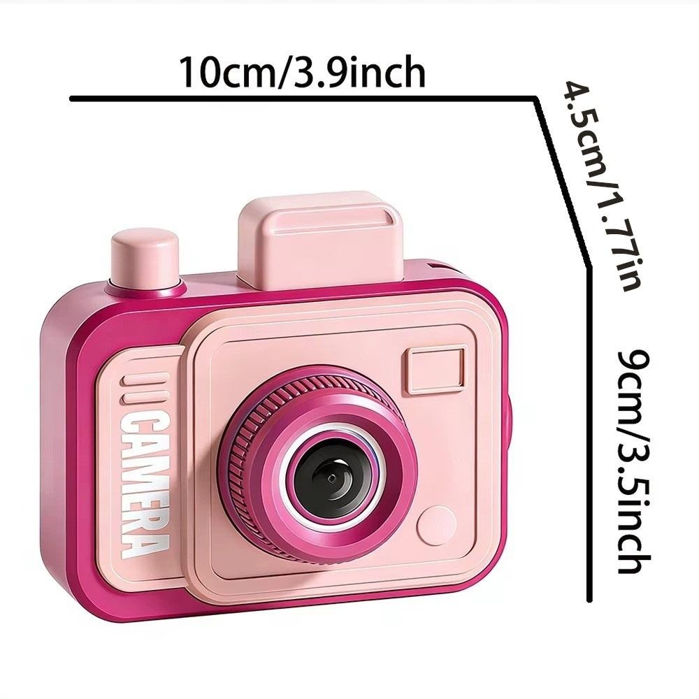 Double-sided Camera Water Blaster Front & Rear Nozzles Squirt Toy Prank Water Toy Outdoor Play
