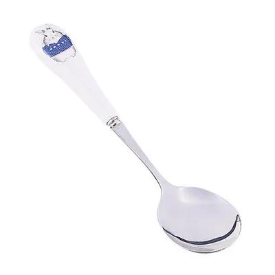 

Korean Creative Cartoon Animal Ceramic Handle Stainless Steel Spoon Coffee Tea Spoon Child Meal Spoon Household Kitchen Supplies