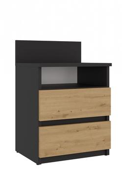 Malwa M1 ANTHRACITE ARTISAN Bedside Table