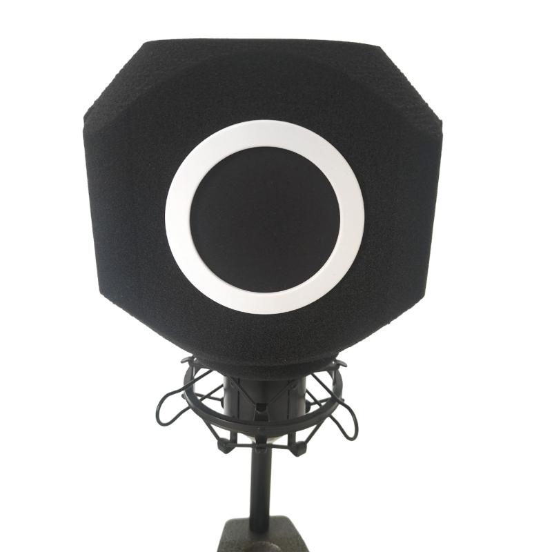 Durability Mics Windscreen Sponge Cover Easy Installation For Podcast Studio Streaming Setups Eliminates Background Noise