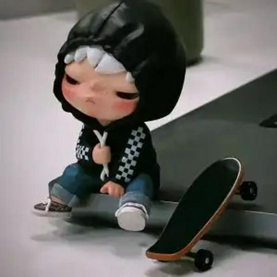 Xiao Ye Rose Aviator Little Prince Panda Pianist Doll Hanging Hand-Painted Ornament