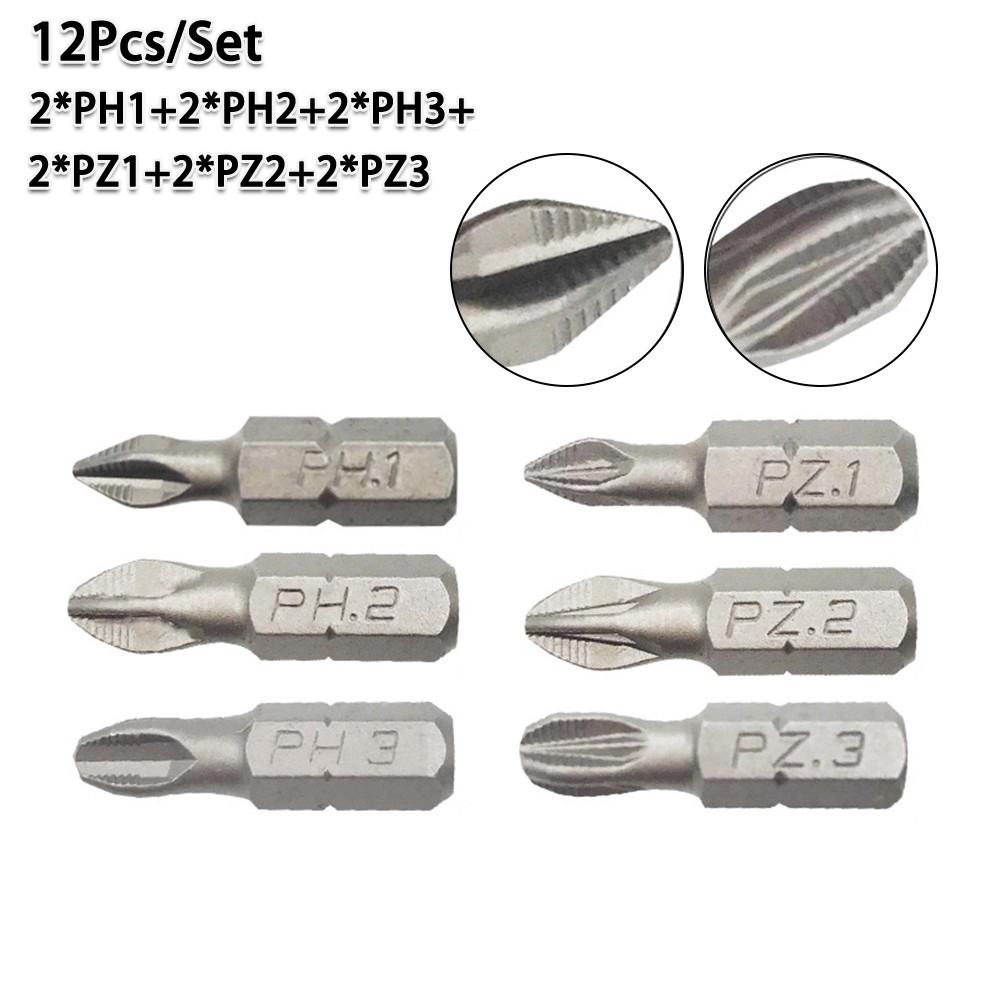 Magnetic Batch Head Drill Wind Batch 12 Pcs/Set 25mm