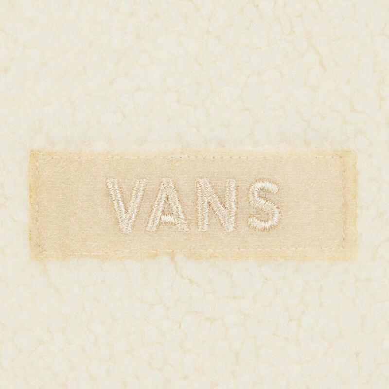 Vans FW22 Solid Color Hooded Drawstring Big Pocket Pullover Long Sleeve American Vintage Sweatshirt Men Sweatshirt White VN0A7YGI3KS