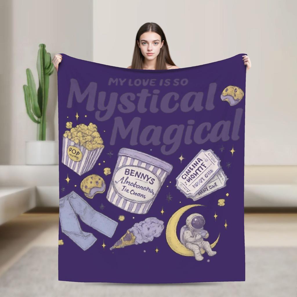 Benson Boone Tour Blankets  Flannel Novelty Warm Throw Blanket for Bed Sofa Textile Decor