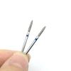 10pcs Diamond Burs Dental FG 1.6mm High Speed Drills for Polishing Smoothing Teeth Polishers FO-X21