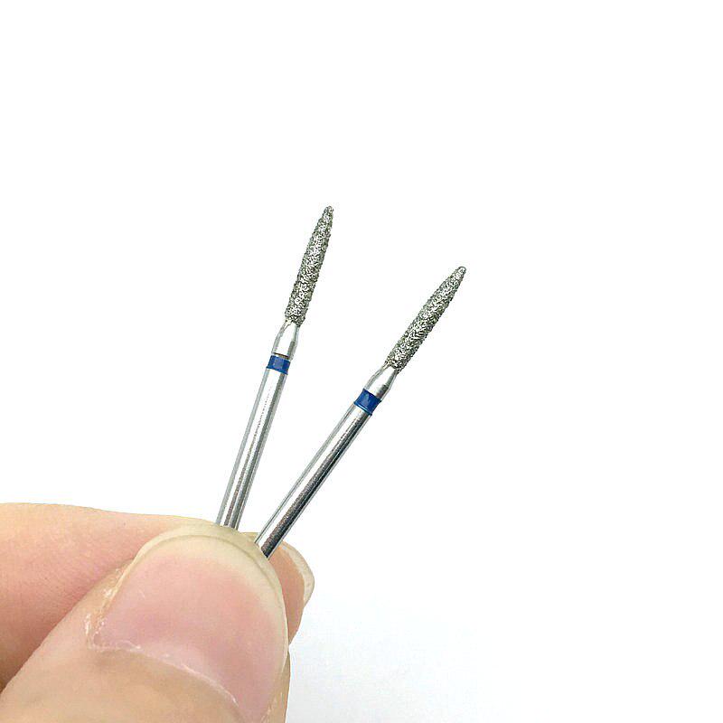 10pcs Diamond Burs Dental FG 1.6mm High Speed Drills for Polishing Smoothing Teeth Polishers FO-X21