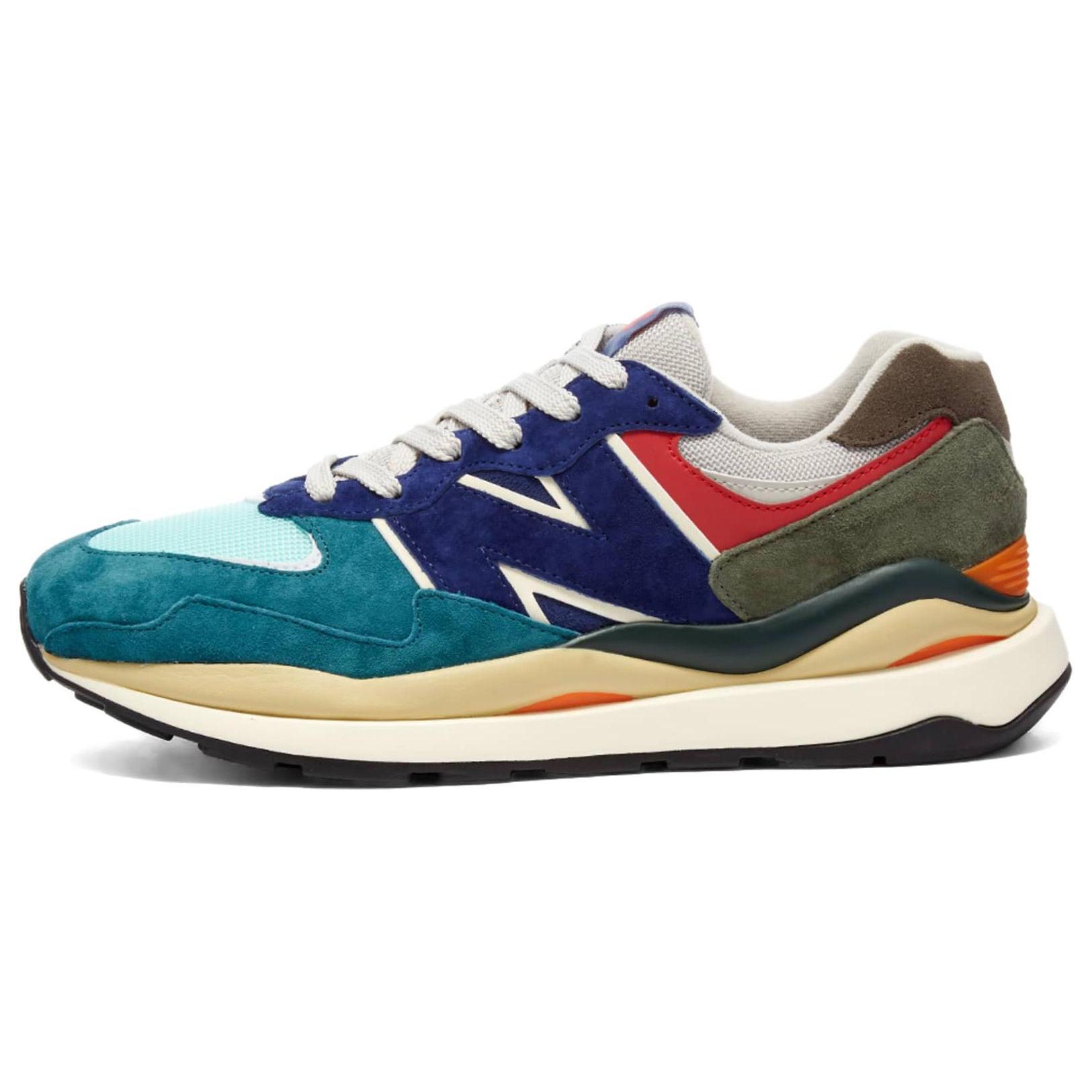 

New Balance 57/40 Green Navy Orange Red 37
