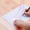 Tailor Measure Ruler Soft Grading Design Ruler French Metric Curve Template Sewing Accessories For Clothing Pattern Making DIY