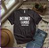 Internet Famous No Pics Please Shirt, Funny Social Media Graphic Tee, Viral Humor T Shirt, Sarcastic Internet Fame Shirt