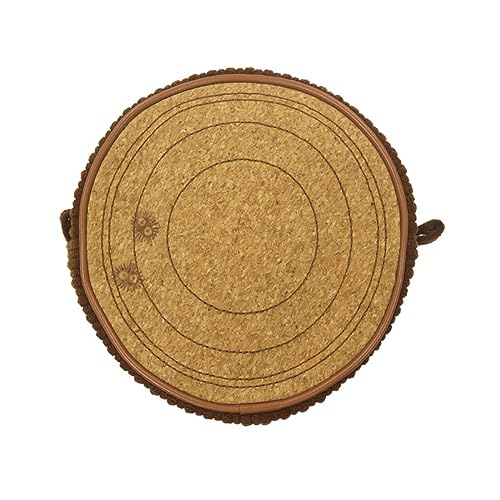 Marushin Pouch (Large) Studio Ghibli "My Neighbor Totoro" Log, Corduroy, and Cork Design, Perfect As a Gift for Birthdays, Makeup, Cosmetics, or Small