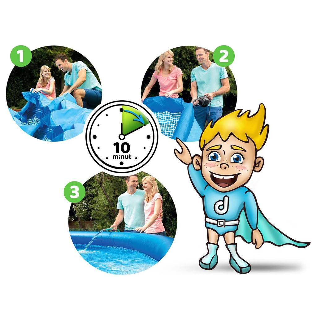 Garden Expansion Pool 366 X 76 Cm 2 In 1 Intex 28130