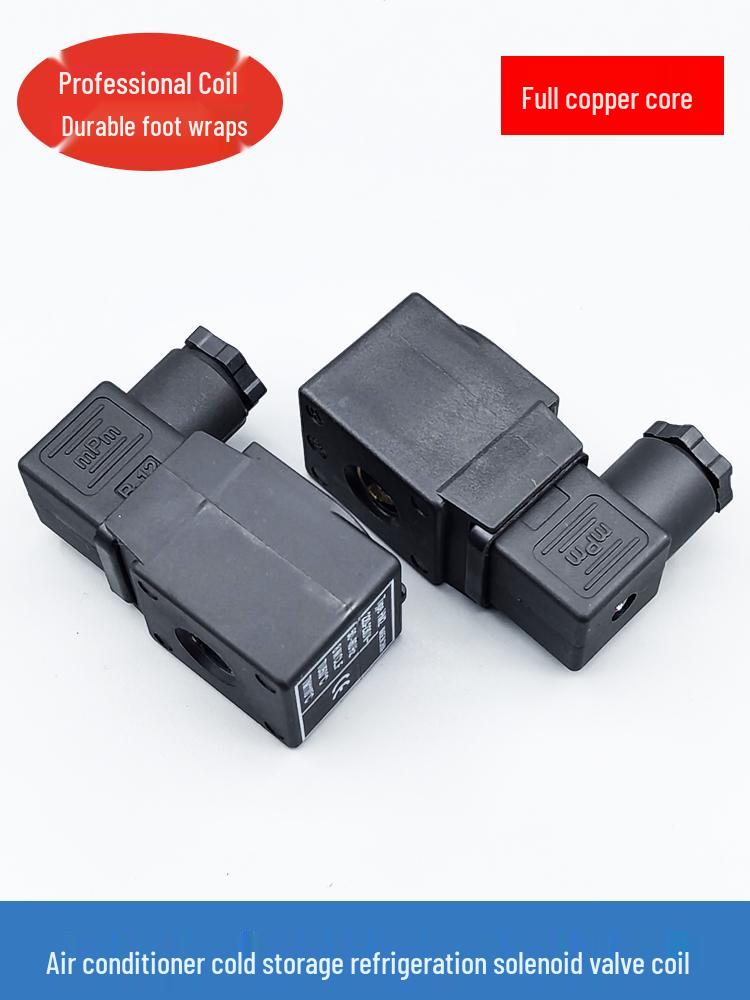 HM2 Castel Solenoid Valve Coil, Cold Storage AC Unit Control Valve, AC220V/DC24V