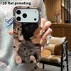 Phone Case: 2D Flat Design Suitable for iPhone 18, 17, 16, 15, 14, 13 Pro Film Protective Case, Couple Style, a Big Group of Kittens, Christmas and Ha