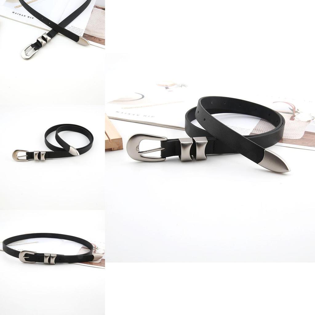 Korean Style Womens Slim Pu Belt With Alloy Pin Buckle For Summer Fashion