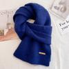 New Christmas gift cute red scarf women's winter new warm versatile knitted wool couple scarf
