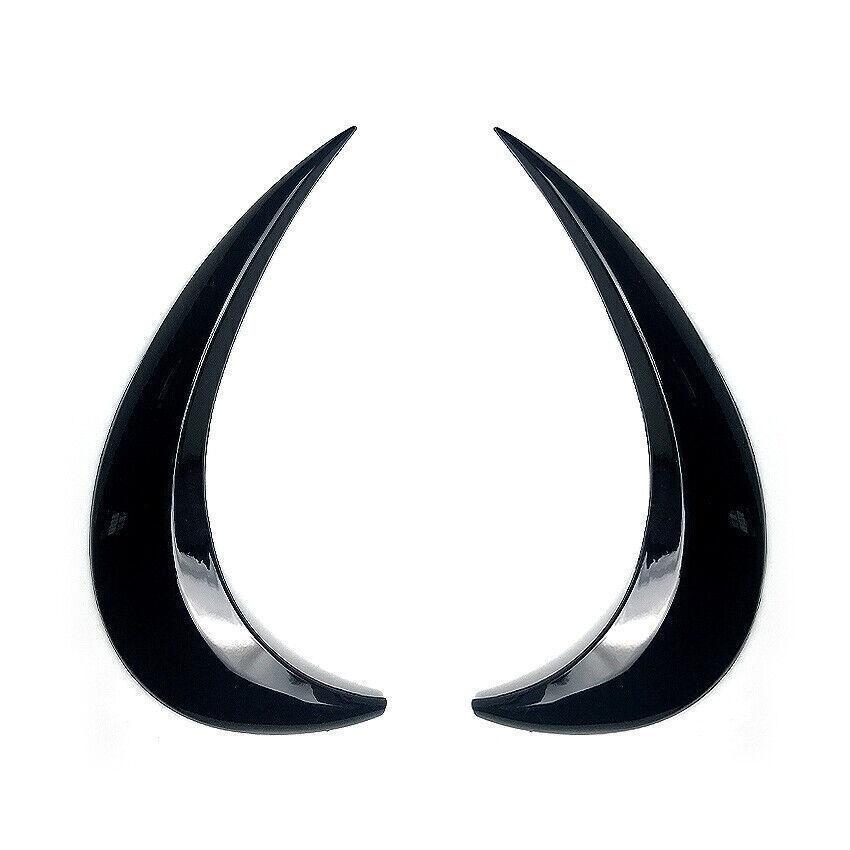 Car Headlamp Headlight Eyebrow Eyelids Cover Trim BLK For VW Beetle A5 2012-2018