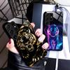 Tiger Neon Mobile Cell Phone Case for Samsung Galaxy A56 55 54 53 52 51 36 35 34 23 16 15 5G Glass Colorful Cover Luxury