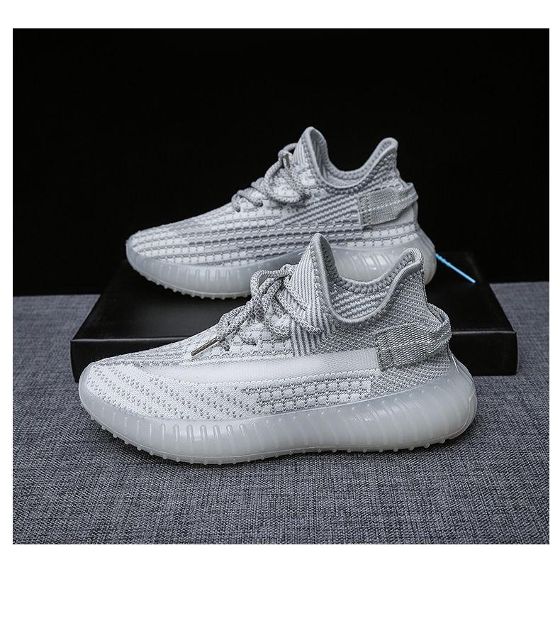 2024 Flyknit Coconut Shoes: New Spring/Summer Breathable Mesh Casual Sneakers