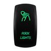 Boat Car Rocker Switch 12V/24V Waterproof Green Led SPST DPDT 20A for ARB/CARLING/NARVA/4x4 Pickup Truck JCB Machine Relays 5