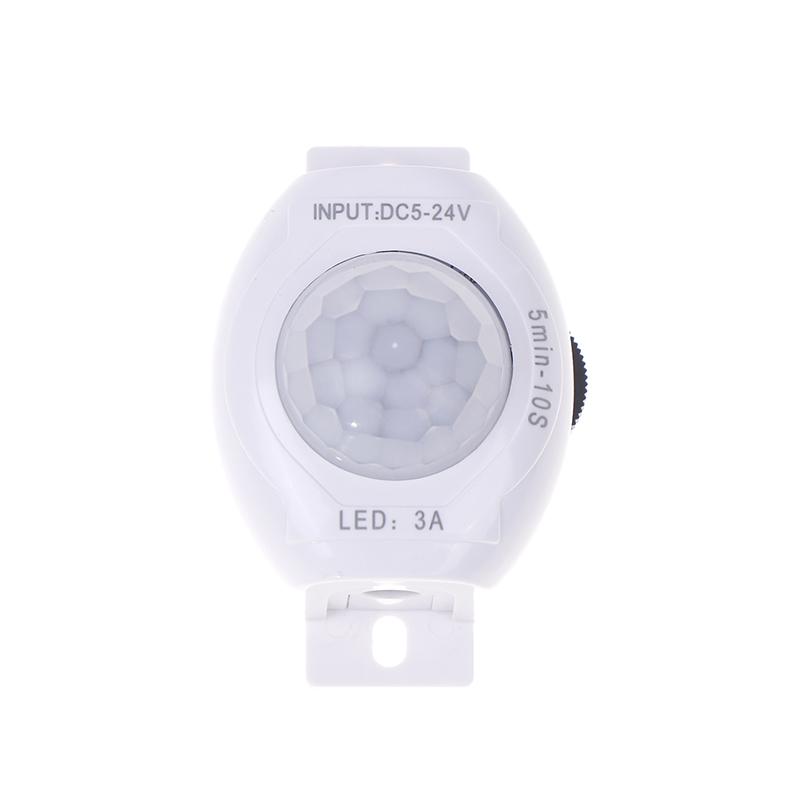 Motion Sensor Switch Dc 5V-24V 3A Activated Timer Automatic Movement Detector On Off Led Strip Light Pir Motion Sensor Switch