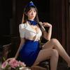 Sex lingerie pure desire stewardess uniform sexy deep V free suit cosplay temptation