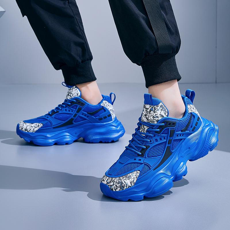 Summer 47, 48 Large Size 2025 New Casual Sports Shoes with Thick Soles Invisible Inner Height Increase 6cm Men's Shoes