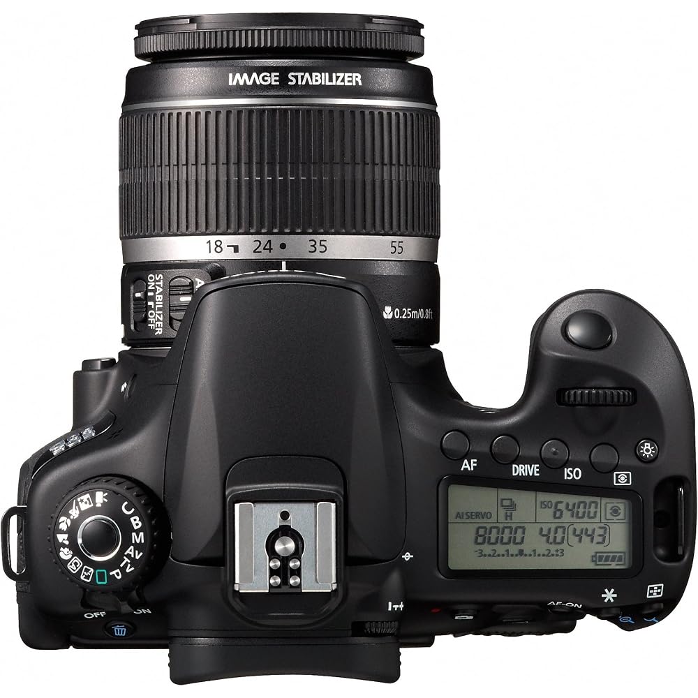 Canon EOS 60D Digital SLR Camera Lens Kit with EF-S18-55mm F3.5-5.6 IS Lens (EOS60D1855ISLK)