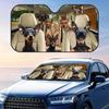 Miniature Pinscher Driving Sun Visor Foldable Universal Car Windshield Sun Shade UV Protection Heat Insulation Foldable Cover