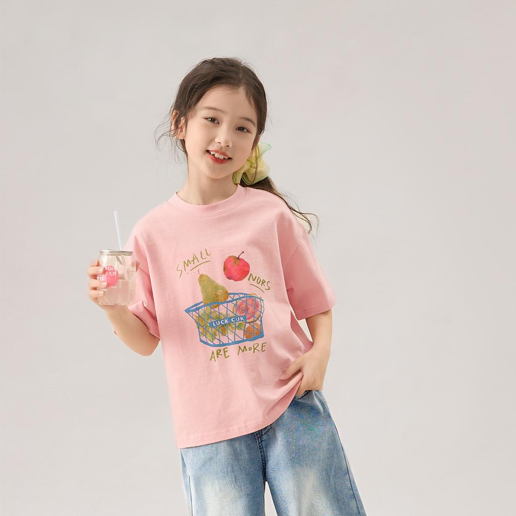 LUSON Children's Summer Loose T-shirt
