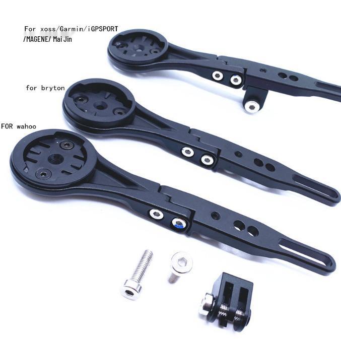 Aluminum Alloy Bicycle Speedometer Handlebar Mount for Magene, Garmin, Bryton, IGS, and GoPro