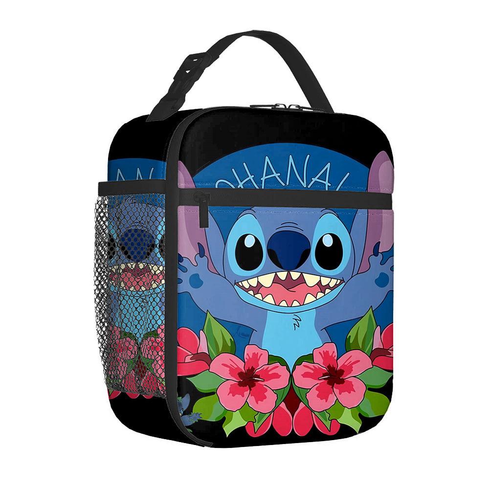 Qi Portable Lunch Bag Primary And Secondary School Students Full Printed Meal Bag Ice Bag Picnic Ice Bag