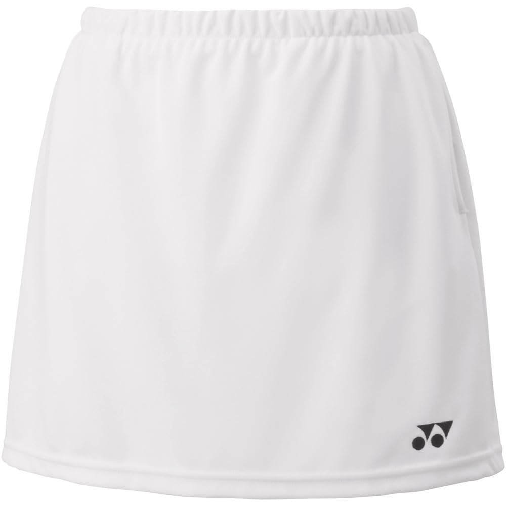 Yonex Skirt Inner Size White Size L Women's (with Spats), 26170, (011),