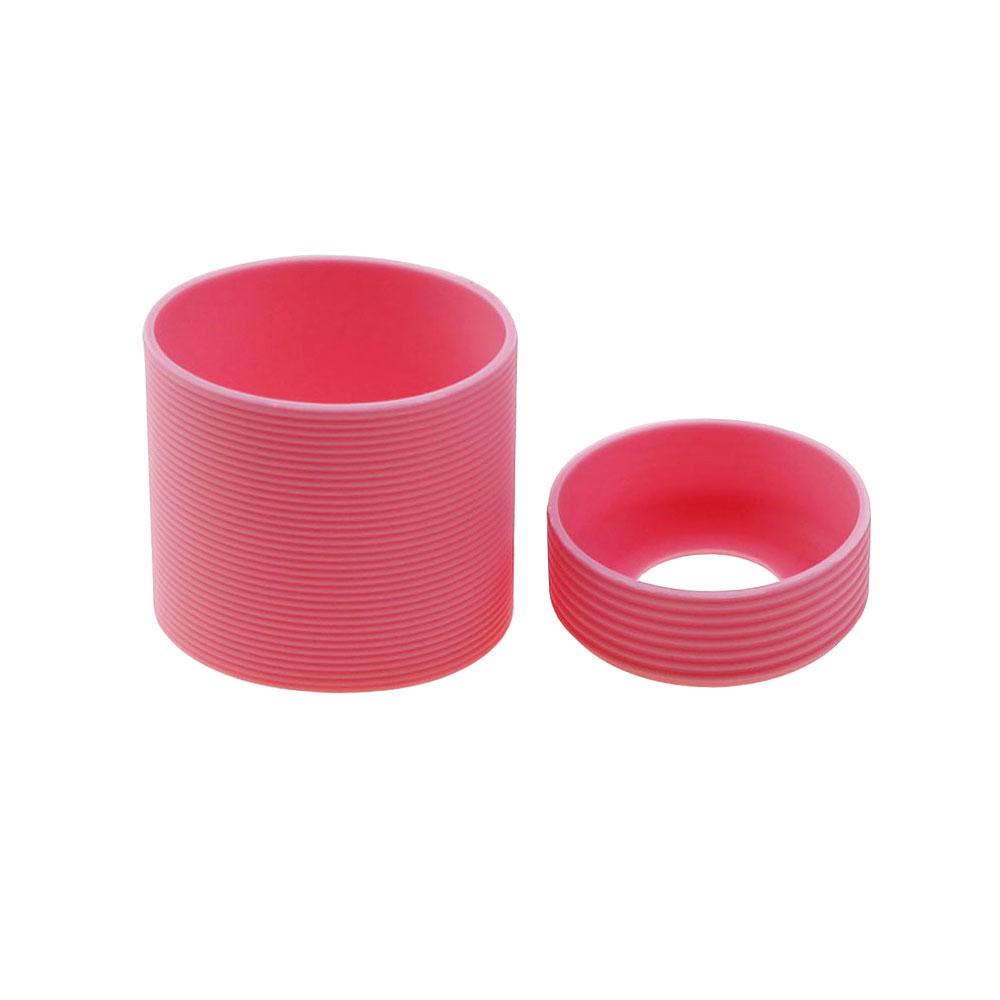 Silicone World 2pcs/set 6.0CM Threaded Silicone Cup Bottom Cover 60MM Heat Insulated Cup Cover Cup Bottom Coaster Cup Sleeve