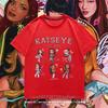 Katseye Kpop Unisex T Shirt Short Sleeve Boys Girls Megan Daniella Manon Lara Sofia Yunchae Fan Printed Casual Basic Tee