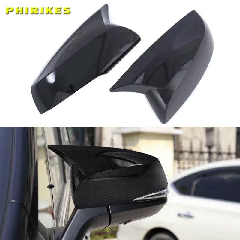 For Toyota Alpha Rearview Mirror Cover Alphard Vellfire 30 Series Twin Engine Willfa Carbon Fiber Rearview Mirror Cover
