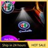 Car Stickers For Alfa Romeo 2PCS LED Ghost Shadow Car Door Welcome Light Cars Decorative Accessories For Alfa Romeo Giulietta St