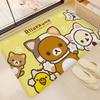 R-Rilakkuma Cartoon Anime Floor Mat Cheaper Anti-slip Modern Living Room Balcony Printed Bedside Mats