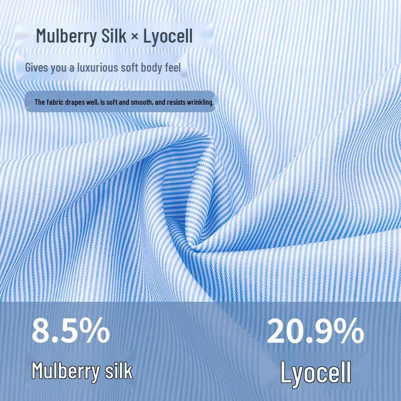 FIRS Men's Striped Lyocell & Silk Blend Long-Sleeve Shirt