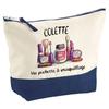 Makeup Bag - PLANETEE - Colette Makeup - Large Size - Cotton - HD Printing - Made In France