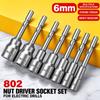 3pcs 6mm Hex Socket Driver Bits Non-Magnetic Hand Drill Socket Bits  Hand Drill Use