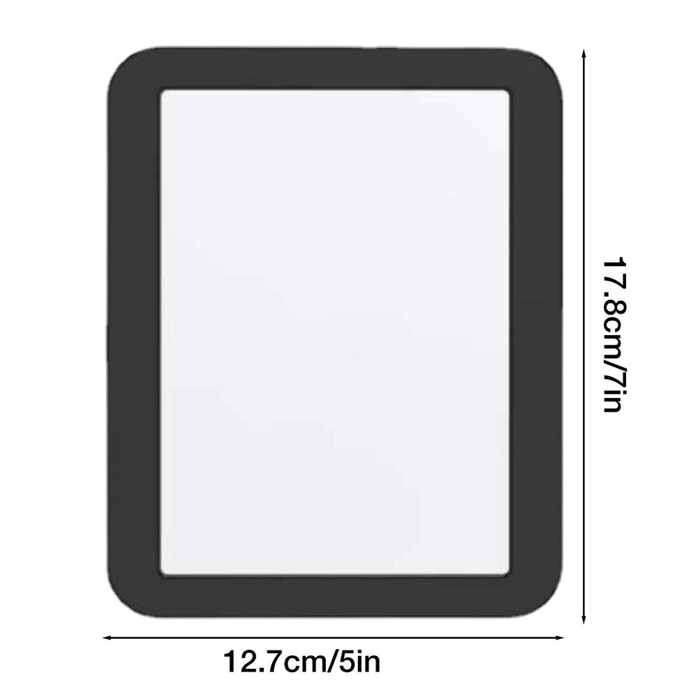 

5 x 7 Inch Locker Mirror Magnetic Rectangular Portable Locker Mirror Magnetic For Girls Locker Decorations For School Locker