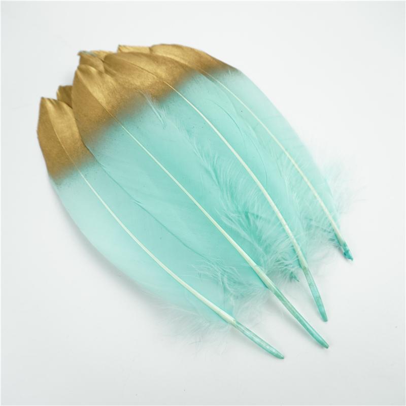 10Pcs Golden Goose Feather 15-20cm Silver Swan Plumes Dream Catcher Accessories DIY Jewelry Creation Feather Holiday Decorations