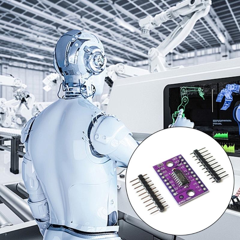 Highly Speed 74HC4051 8Input Channel Analog Multiplexer Selectors Module Distributor Resolver With Low Distortions